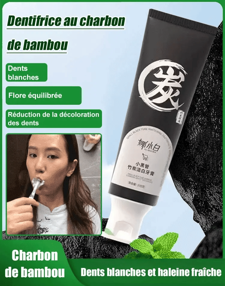 Dentifrice au charbon de bambou TG
